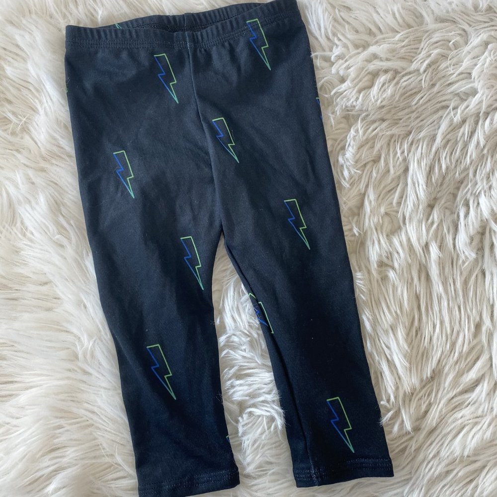 Neon Lightning Bolt Leggings